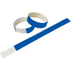 Pulseira de identificação reta azul - R$ 0,06