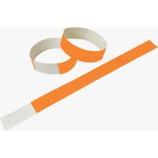 Pulseira de identificação laranja c - R$ 0,12 Pulseira de identificação laranja c - R$ 0,12