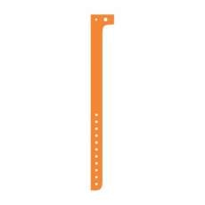 Pulseira laranja em PVC fechamento - R$ 250,00