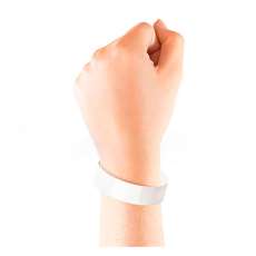 Pulseira identificação branca para - R$ 0,07 Pulseira identificação branca para - R$ 0,07