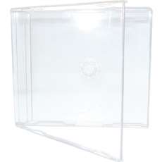 Cd box slim transparente 7mm capa  - R$ 1,14