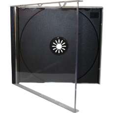 Cd box padrão preto grosso - R$ 1,14