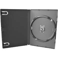 Dvd box amaray preto simples - R$ 1,18