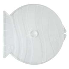 capa plástica peixinho redonda - R$ 0,54