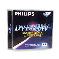 Dvd+rw philips 4.7gb 120min 2.4x - R$ 7,49 Dvd+rw philips 4.7gb 120min 2.4x - R$ 7,49