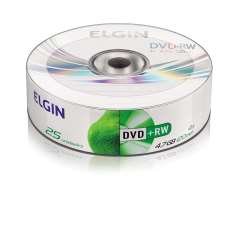 Dvd+rw 4,7gb 4x 120min Elgin - R$ 3,84 Dvd+rw 4,7gb 4x 120min Elgin - R$ 3,84