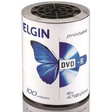 Dvd-r Elgin printable 4,7gb 16x - R$ 1,05