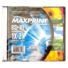 Bd-re blu-ray regrav 25gb maxprint - R$ 8,85 Bd-re blu-ray regrav 25gb maxprint - R$ 8,85