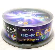 Blu Ray BD-R DL 50Gb Ridata 6X - R$ 10,90 Blu Ray BD-R DL 50Gb Ridata 6X - R$ 10,90