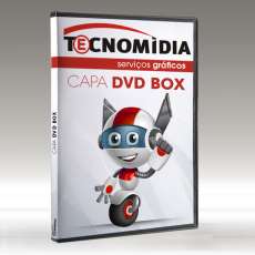 Capa DVD impressa 4x0cor 182x272mm - R$ 0,18
