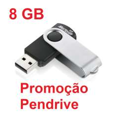 Pen Drive Twist 8GB preto PD587 - R$ 16,99