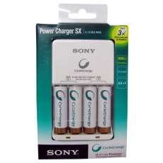 Recarregador pilhas c/4 pilhas sony - R$ 83,70