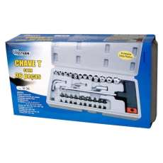 Estojo com Chave de Fenda T 36 peça - R$ 30,87