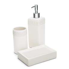 Kit de Cerâmica para Banheiro - Hau - R$ 64,25 Kit de Cerâmica para Banheiro - Hau - R$ 64,25