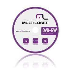 Dvd-rw Multilaser 4X Shrink com 10 - R$ 49,49 Dvd-rw Multilaser 4X Shrink com 10 - R$ 49,49