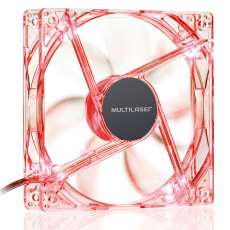 Cooler Fan 12x12 cm led vermelho Mu - R$ 56,93